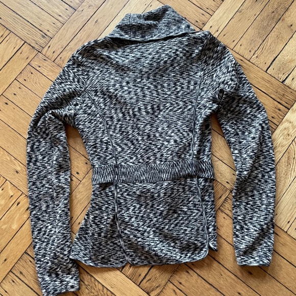 BCBG MaxAzria Wool Tie Front Cardigan - Picture 2 of 6